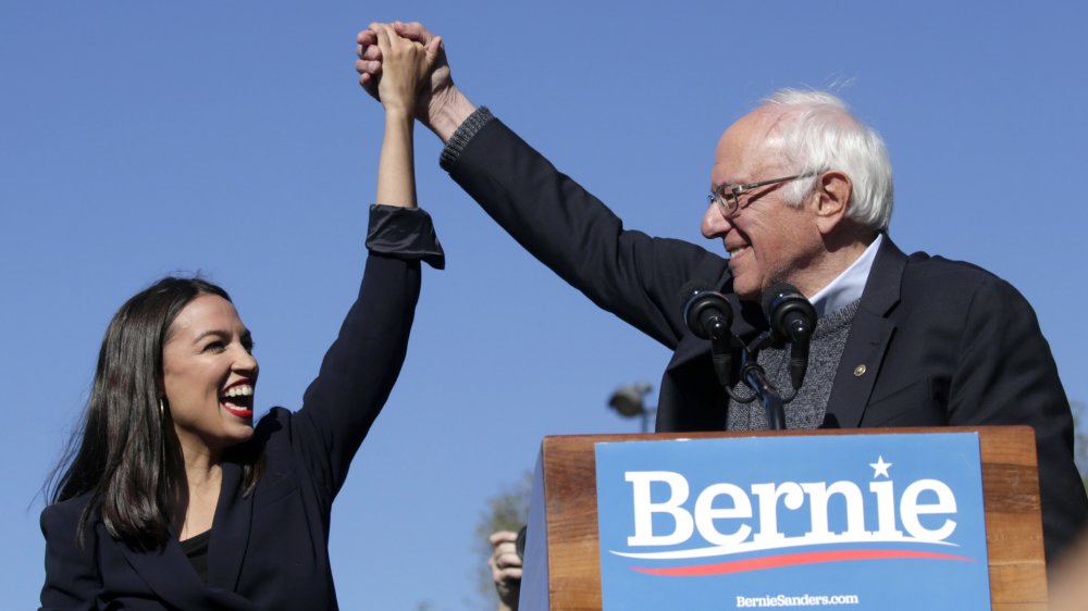 Alexandria Ocasio-Cortez et Bernie Sanders