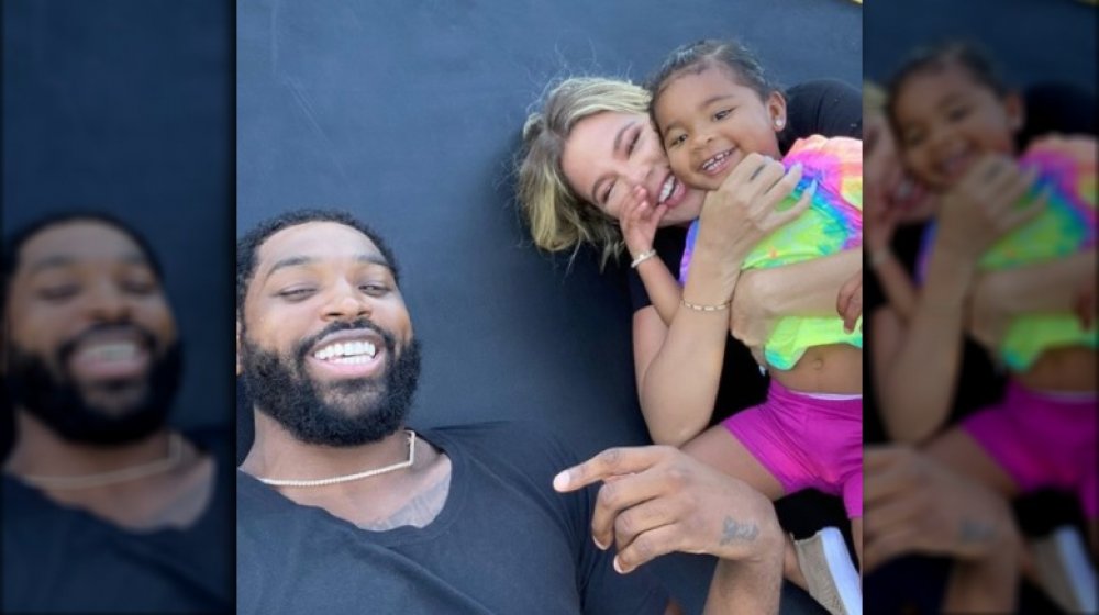 Tristan Thompson, Khloe Kardashian, Vrai Thompson