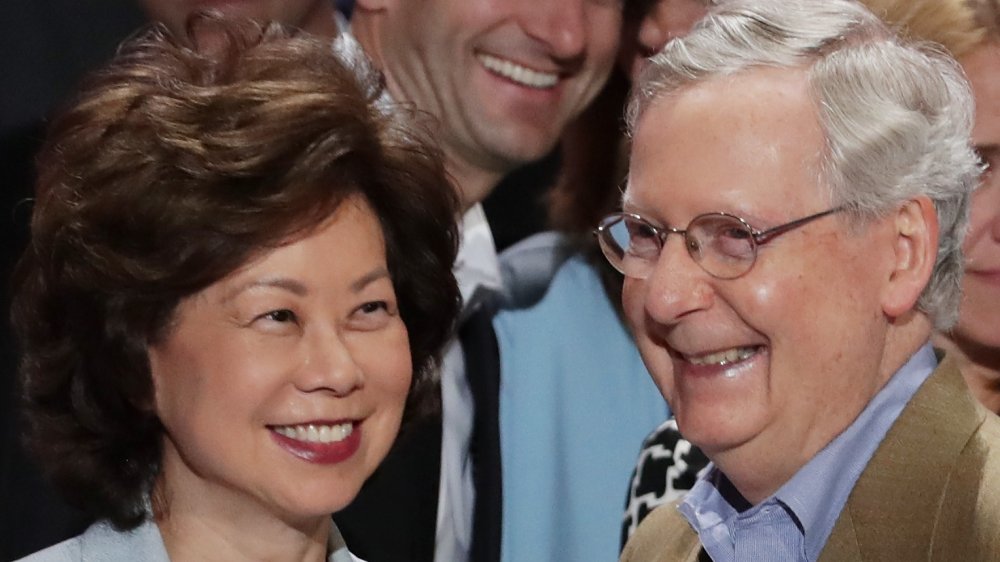 Elaine Chao et Mitch McConnell