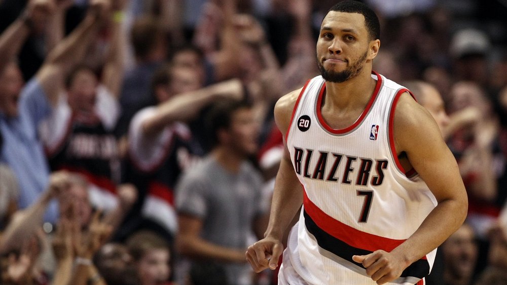 Brandon Roy en cours d’exécution sur le terrain