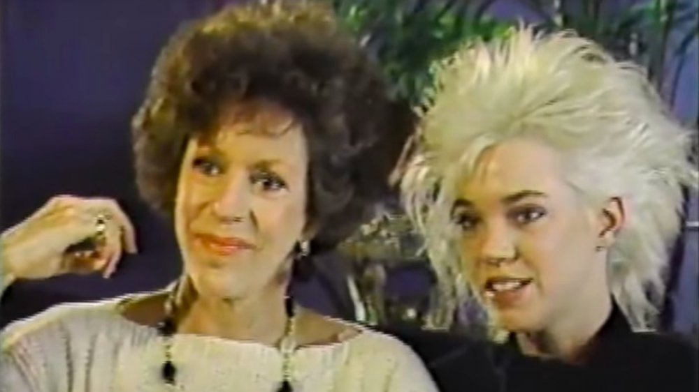 Carol Burnett et Carrie Hamilton sur Entertainment Tonight en 1987