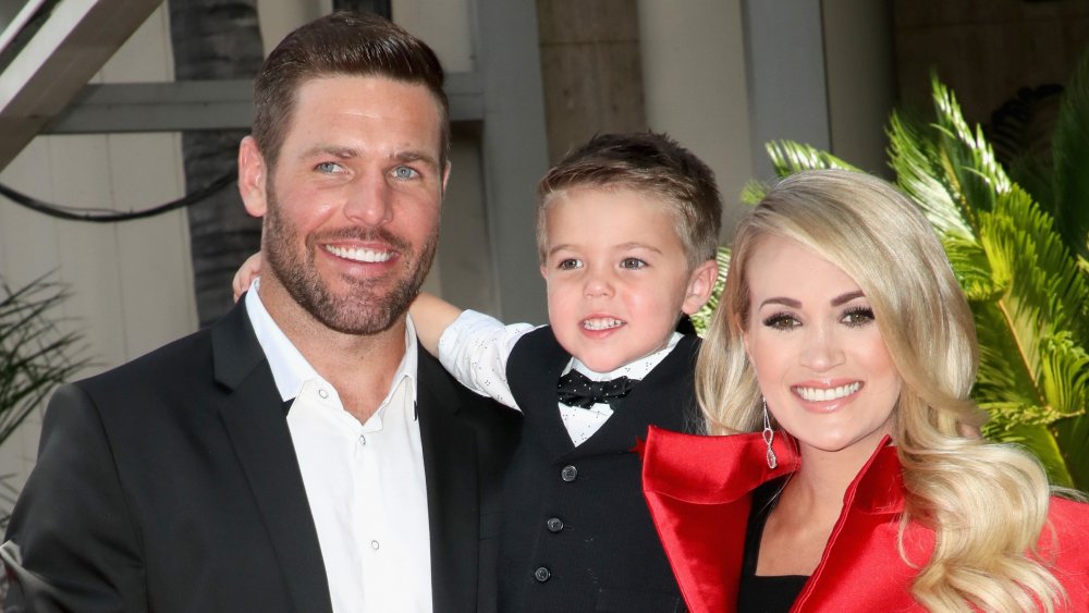 Carrie Underwood, Mike Fisher et Isaiah Fisher