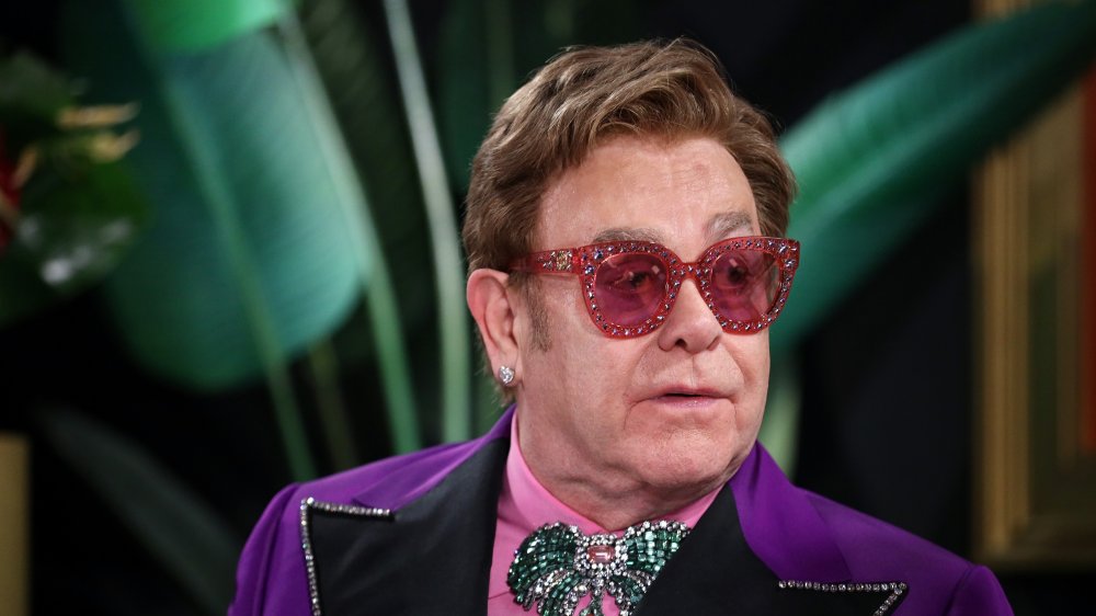 Elton John à IMDb LIVE présenté par M&M’S à l’Elton John AIDS Foundation Academy Awards Viewing Party en 2020