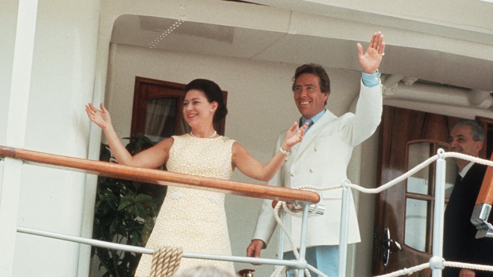 Princesse Margaret et Antony Armstrong-Jones sur leur croisière lune de miel en 1960