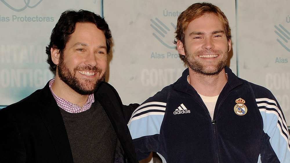 Paul Rudd et Seann William Scott lors d’un photocall pour role models 