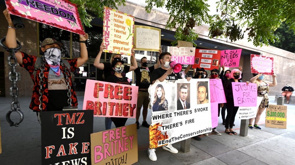 #FreeBritney manifestants 