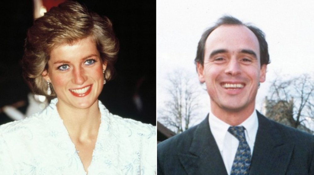 Image partagée de la princesse Diana et James Gilbey