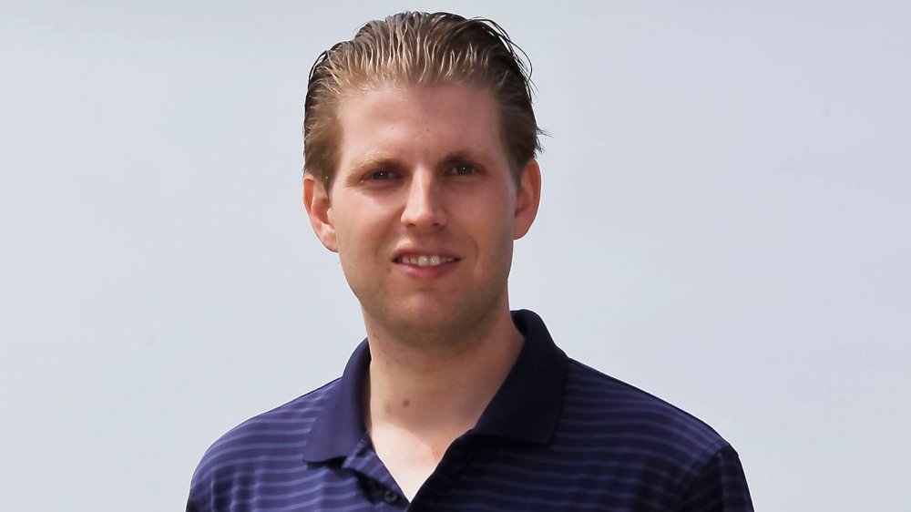 Eric Trump sur un terrain de golf 