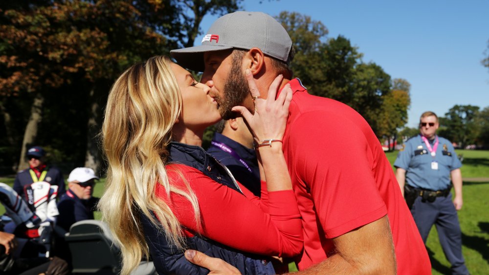 Dustin Johnson et Paulina Gretzky