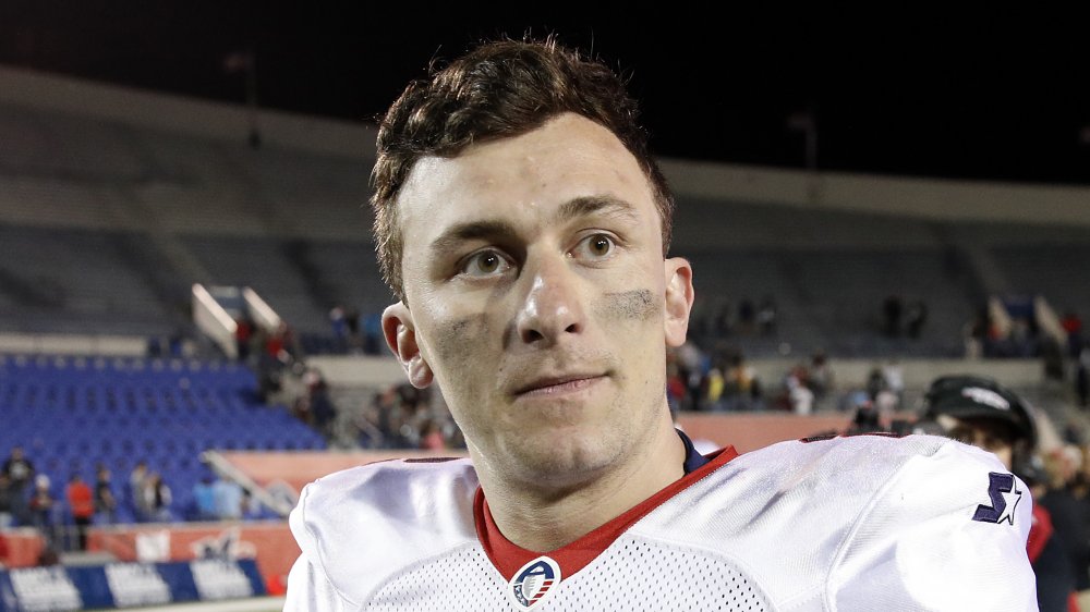 Johnny Manziel à Memphis Express et Birmingham Iron Game en 2019