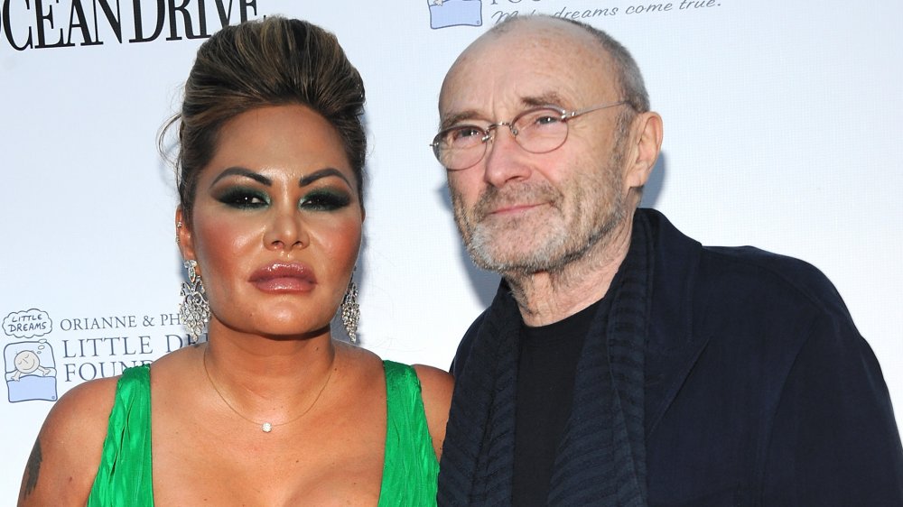 Phil Collins and Orianne Cevey