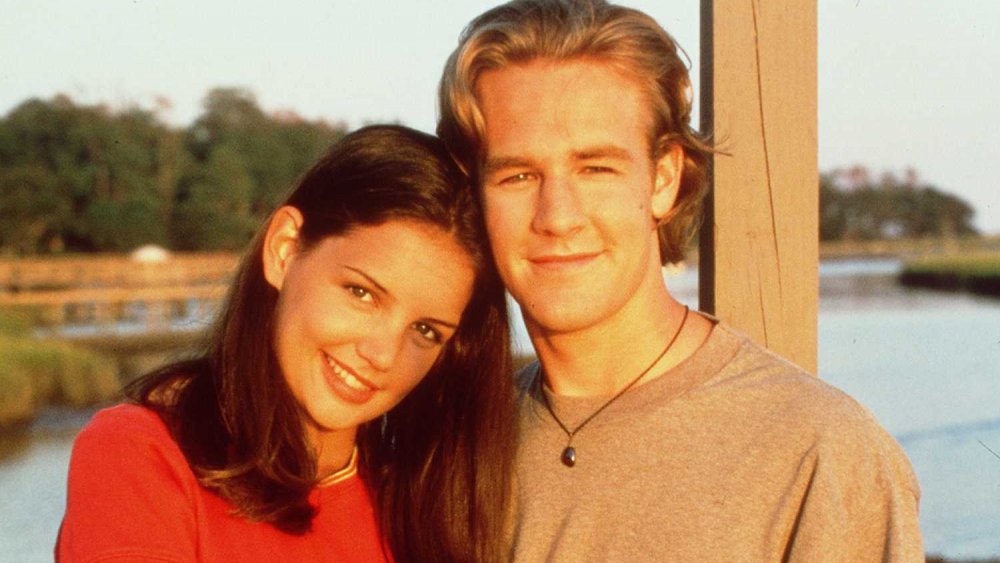 Katie Holmes et James Van Der Beek sur Dawson's Creek en 1997