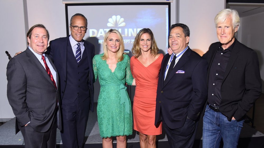 Dennis Murphy, Lester Holt, Andrea Canning, Natalie Morales, Josh Mankiewicz et Keith Morrison lors d'un événement Dateline