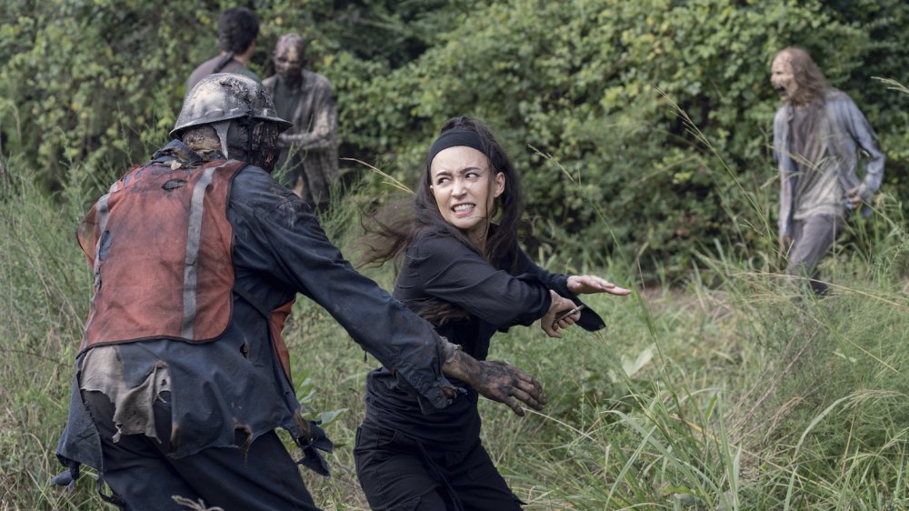 Christian Serratos sur The Walking Dead