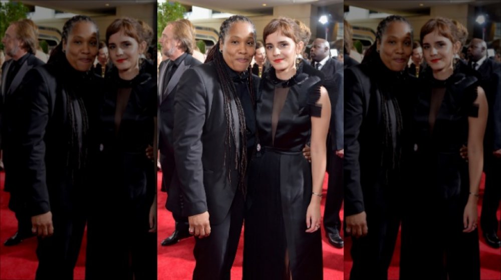 Marai Larasi et Emma Watson aux Golden Globes 2018