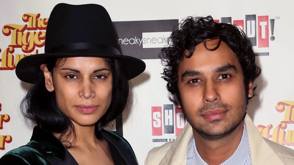 Neha Kapur et Kunal Nayyar lors de la première de The Tiger Hunter en 2017