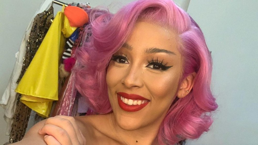 Doja Cat dans un selfie sur Instagram 