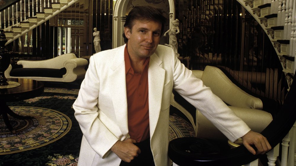 Donald Trump chez lui dans le Connecticut en 1987