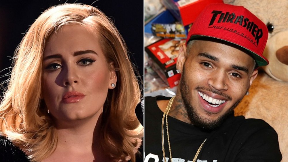 Adele, Chris Brown