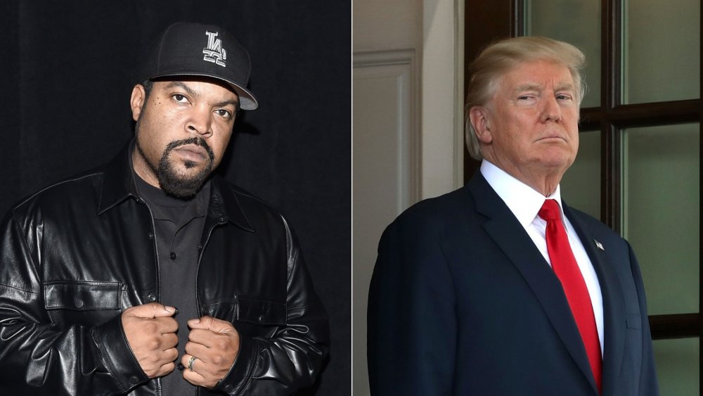 Internet éclate après que Ice Cube a été exposé pour avoir travaillé avec Trump