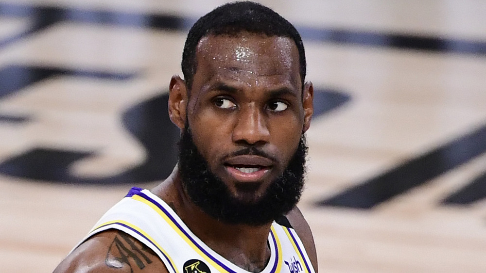 LeBron James lors de la finale NBA 2020