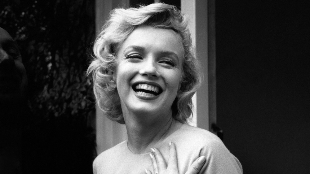 Marilyn Monroe en riant