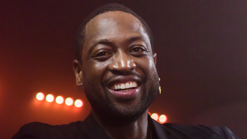 Dwyane Wade souriant 