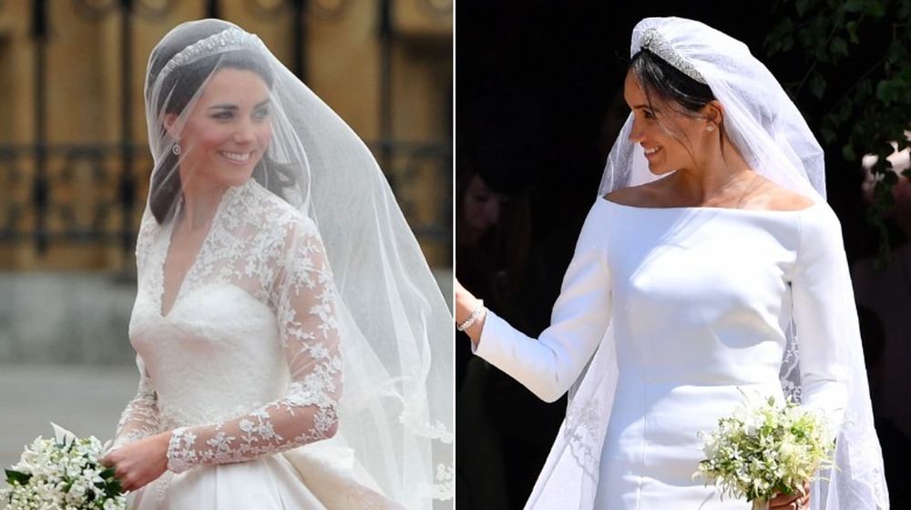 Robes de mariée Kate Middleton et Meghan Markle