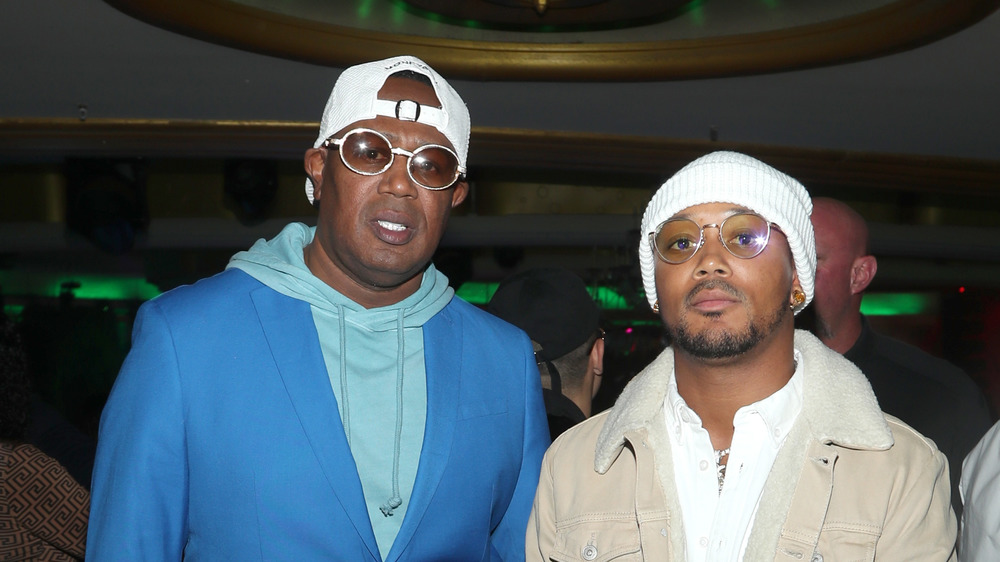 Master P posant avec Lil 'Romeo