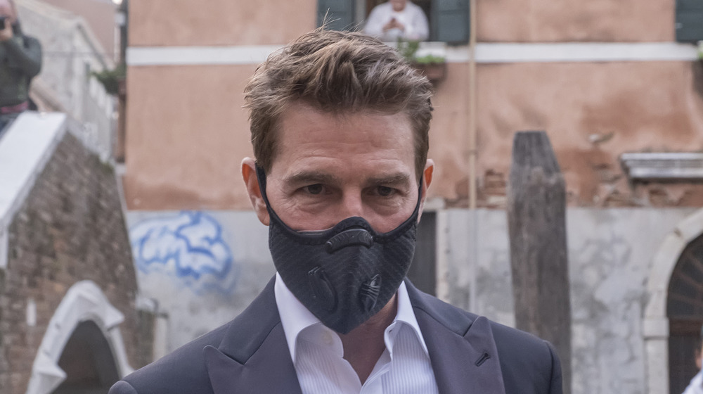 Tom Cruise sur le tournage 2020 de Mission impossible 7