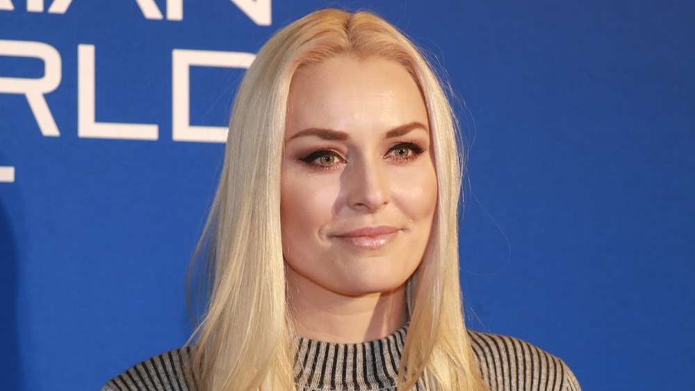 Lindsey Vonn avec un sourire narquois