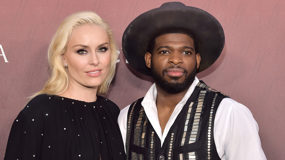 Lindsey Vonn et PK Subban sur le tapis rouge