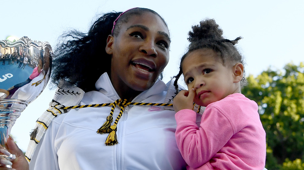 Serena Williams et Alexis Olympia Ohanian Jr. 