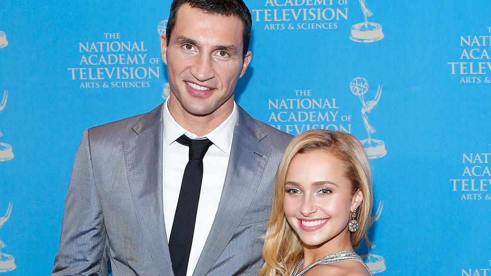 Wladimir Klitschko, Hayden Panettiere souriant