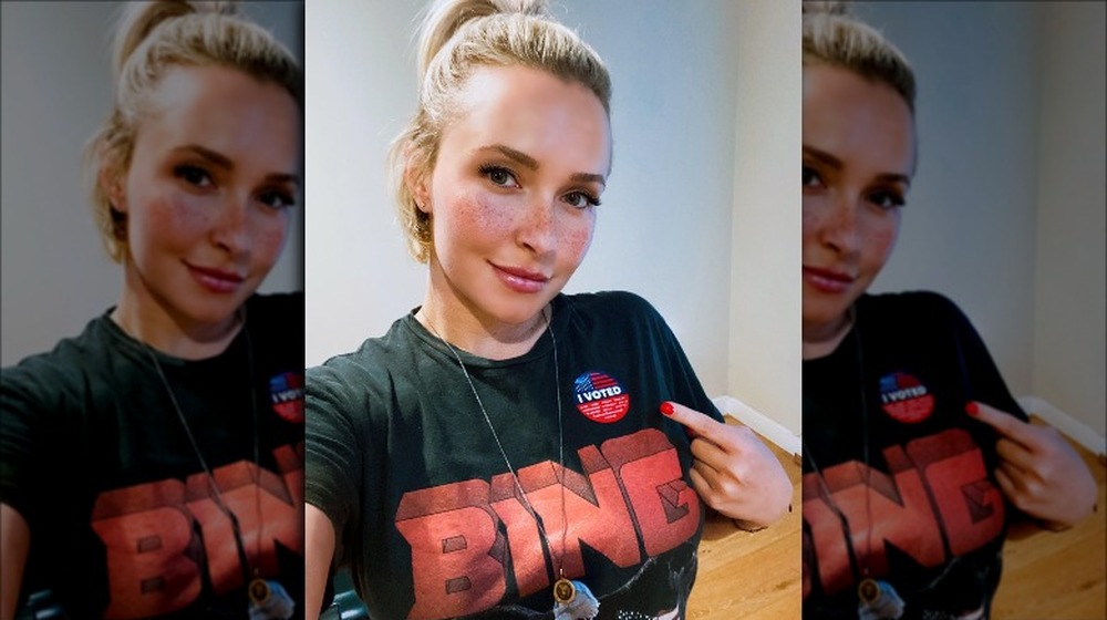 Hayden Panettiere après le vote