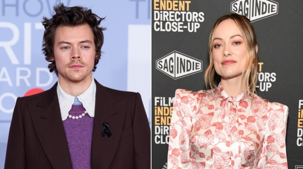 Harry Styles et Olivia Wilde posant