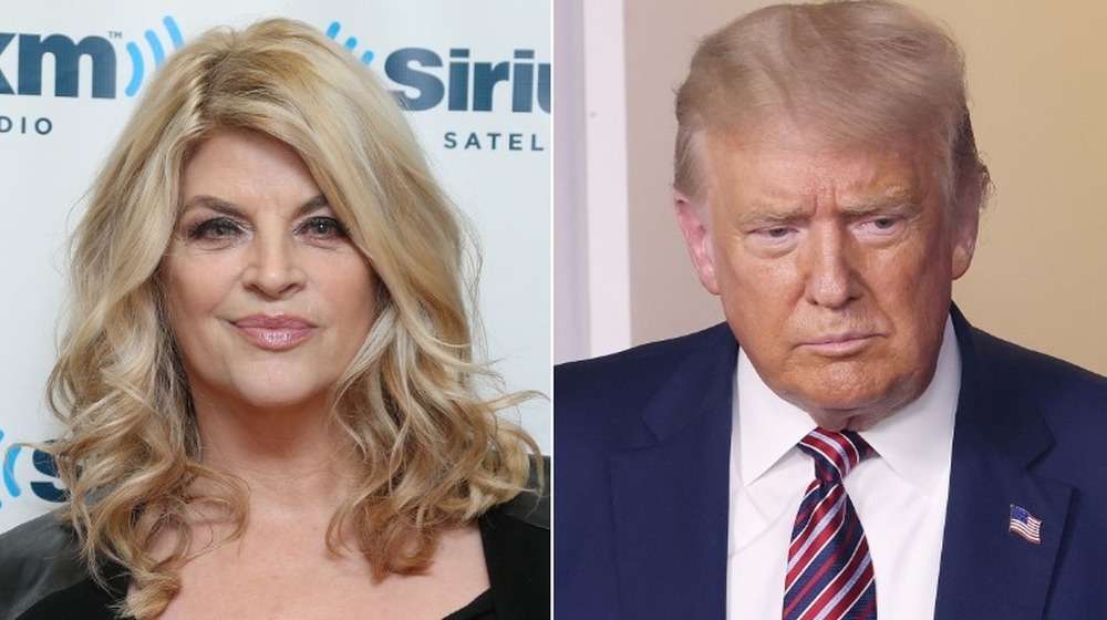 Kirstie Alley et Donald Trump côte à côte