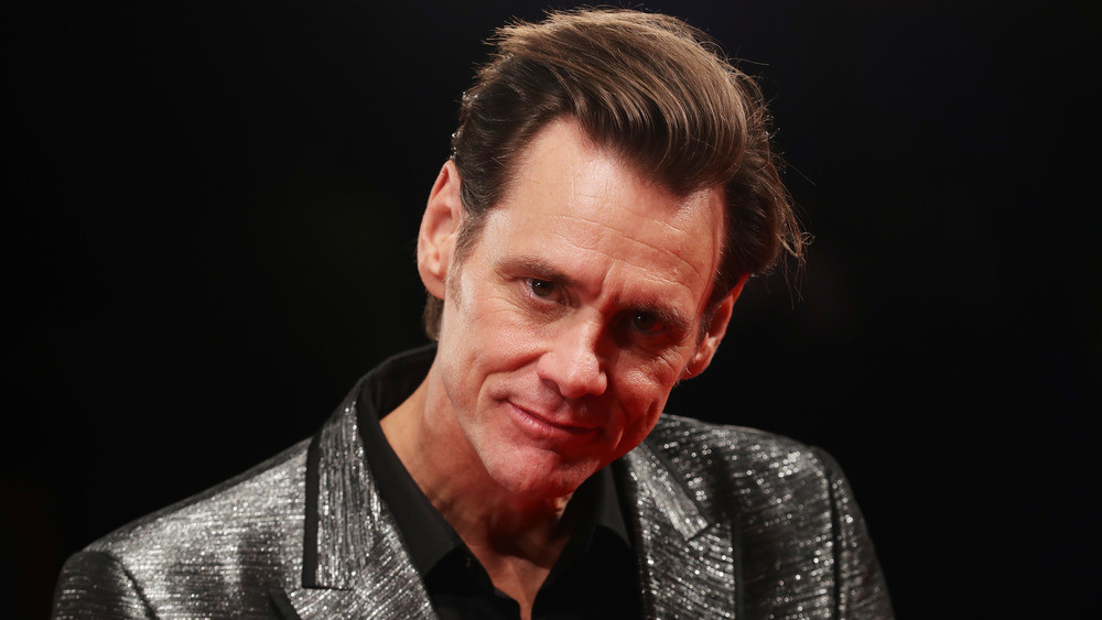 Jim Carrey a l'air sinistre 