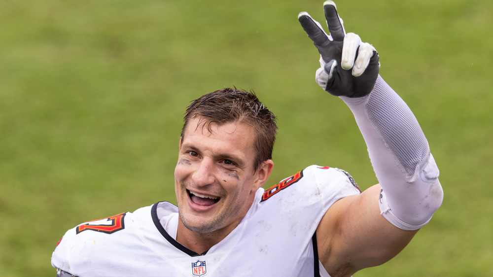 Rob Gronkowski souriant 