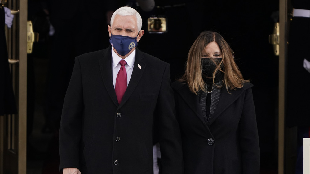 Mike Pence et sa femme Karen à l'inauguration