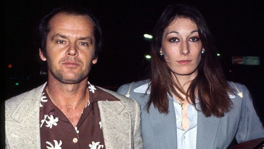 Jack Nicholson et Anjelica Huston semblent tendus