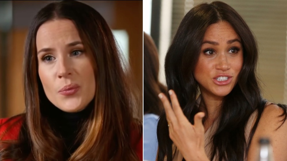 Ashley Biden et Meghan Markle s'exprimant en image partagée