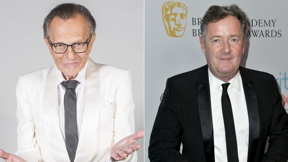 Image partagée de Larry King et Piers Morgan