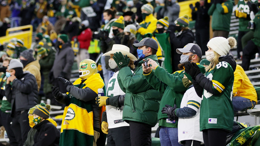 Fans des Packers de Green Bay lors d'un match de la NFL