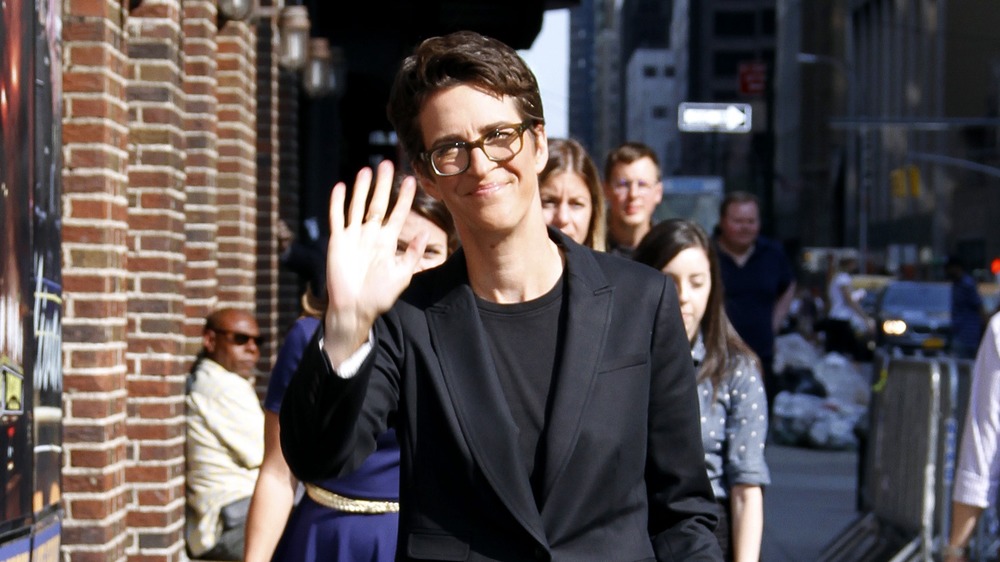 Rachel Maddow agitant