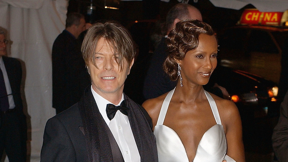 Iman et David Bowie au gala du Met 2005