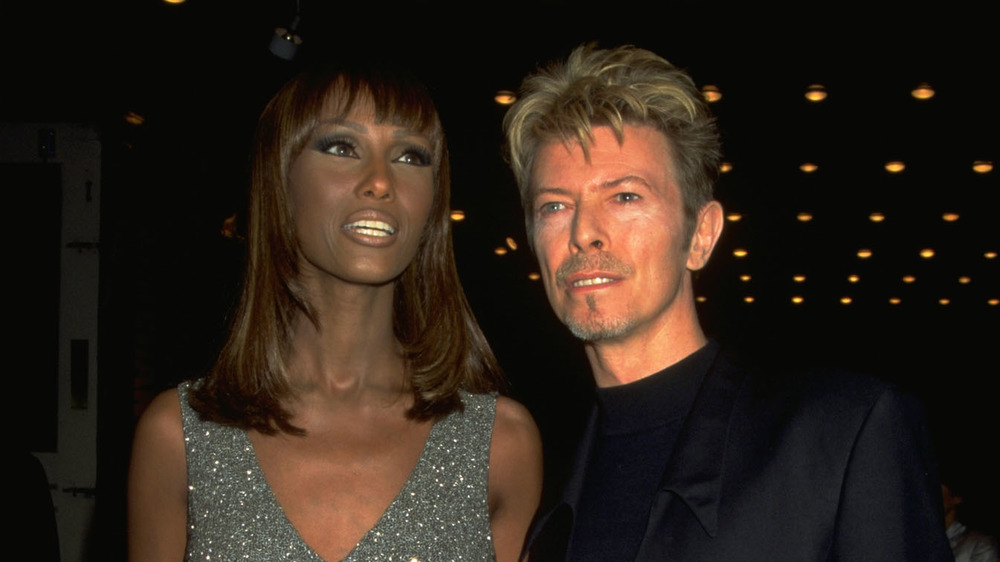 David Bowie et Iman sur le tapis rouge