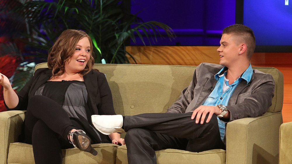 Catelynn Lowell et Tyler Baltierra dans un talk-show