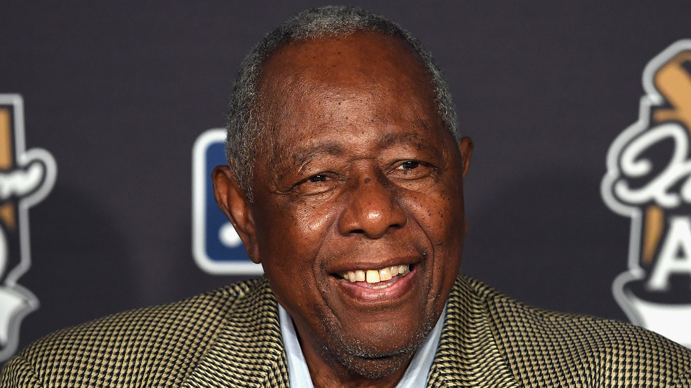 Hank Aaron souriant