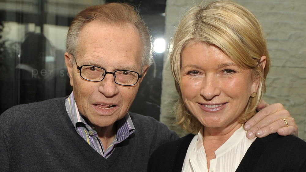 La vérité sur la date de Martha Stewart avec Larry King